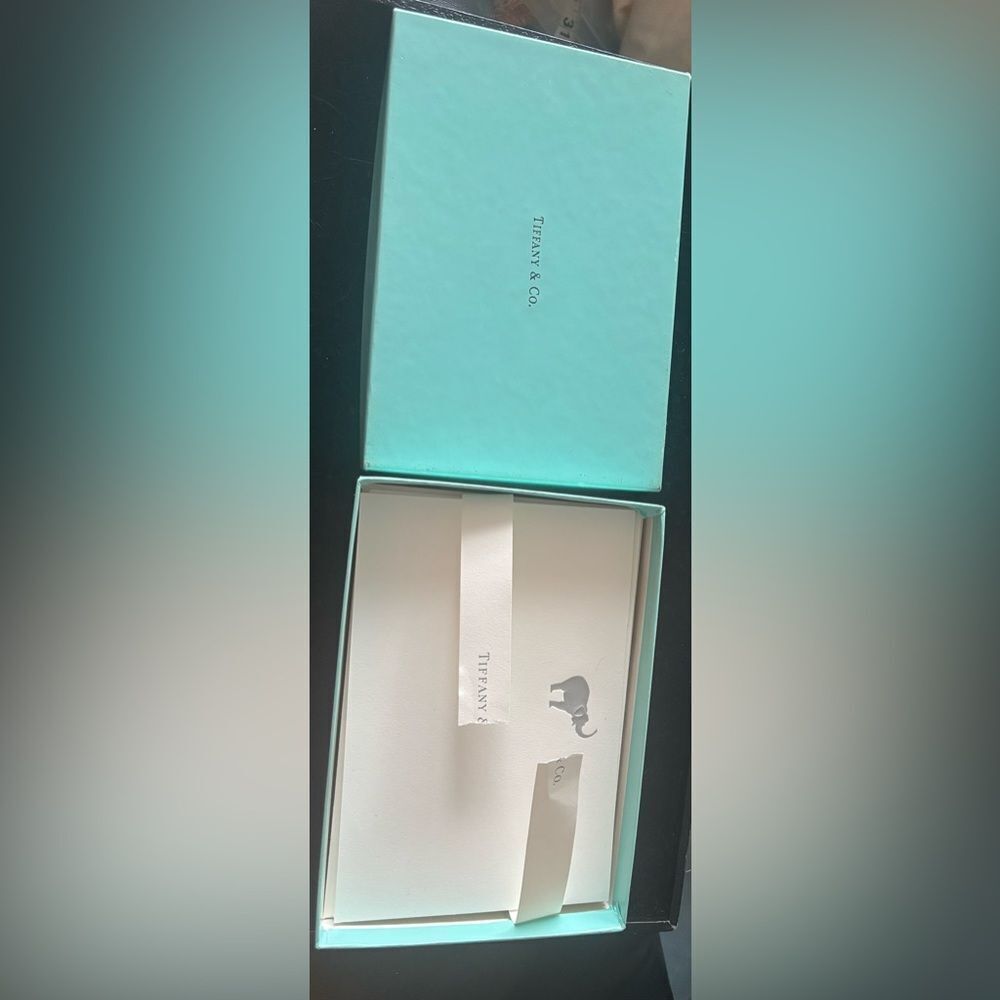 Tiffany & co post cards index cards invitations box paper collection stationary